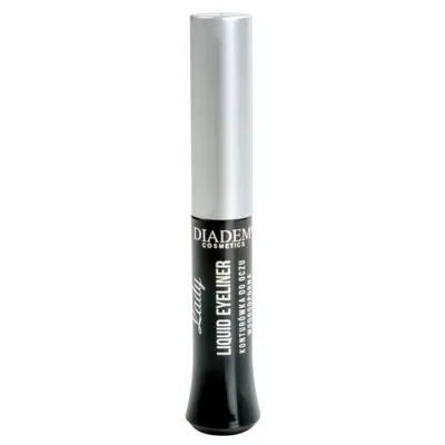 Diadem Lady, Liquid Eyeliner (Konturówka wodoodporna do oczu w płynie z pędzelkiem)