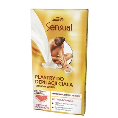 Joanna Sensual, Plastry do depilacji ciała żelowa formuła