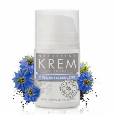 e-Fiore Naturalny krem do twarzy z olejem z czarnuszki