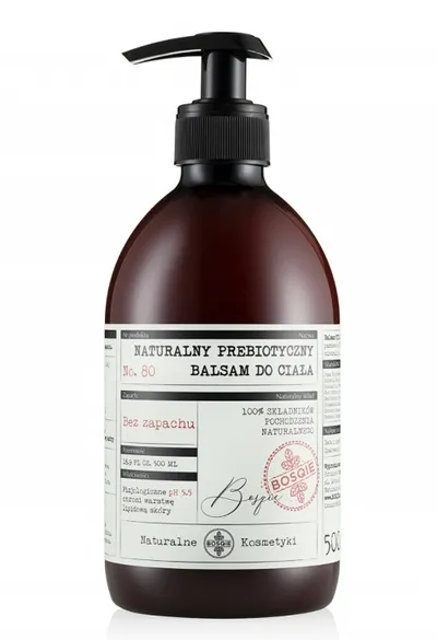 Bosqie 100% Naturalny balsam do ciała bezzapachowy