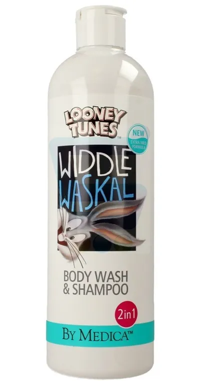 By Medica Looney Tunes, Widdle Waskal Body Wash & Shampoo 2 in 1 (Żel myjący i szampon 2 w 1)