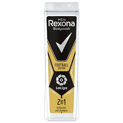 Rexona Men Men, Football Edition La Liga Citrus Bodywash 2 in1 (Żel pod prysznic i szampon do włosów 2 w 1)