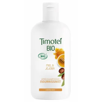 Timotei Bio, Apres-Shampooing Femme Bio Nourrissant au Miel et Jojoba (Organiczna odżywka do włosów  suchych `Miód i Jojoba`)