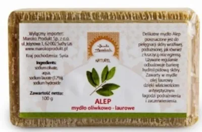 Beaute Marrakech Alep, Mydło oliwkowo-laurowe
