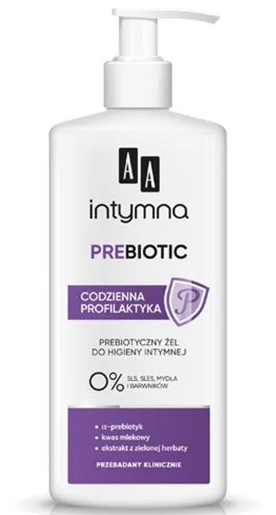 AA Intymna Prebiotic, Prebiotyczny żel do higieny intymnej `Codzienna profilaktyka`