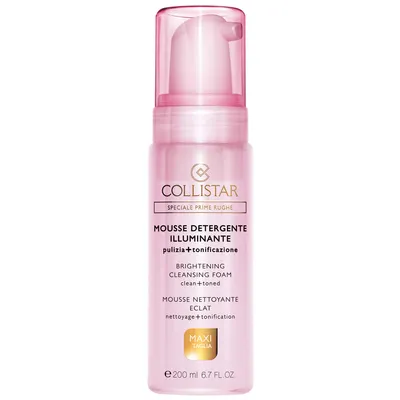 Collistar Mousse Detergente Illuminate nego odpoczynku. Dzięki specjalnej f (Pianka do mycia twarzy rozświetlająca)