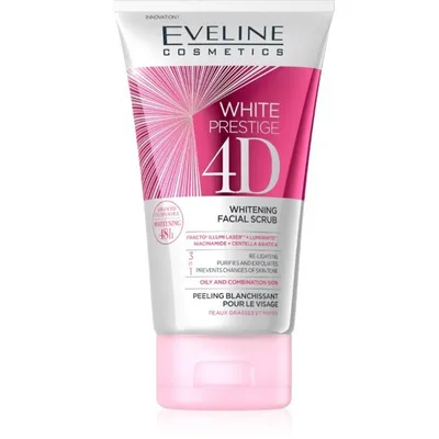 Eveline Cosmetics White Prestige 4D, Whitening Facial Scrub (Wybielający peeling do twarzy)