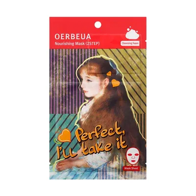 Oerbeua Perfect, I'll take it, Nourishing Mask (2-etapowa maska z ekstraktem z maliny, żurawiny, truskawki i jagody)