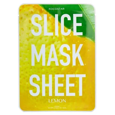 Kocostar Slice Mask Sheet Lemon (Maska w plastrach `Cytryna`)