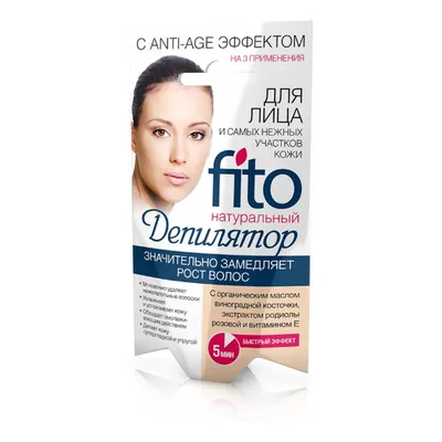 Fitokosmetik 100% Naturalny krem do depilacji twarzy i delikatnych obszarów skóry anti–age