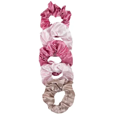 The Vintage Cosmetic Company Satin Hair Scrunchies (Zestaw gumek do włosów)