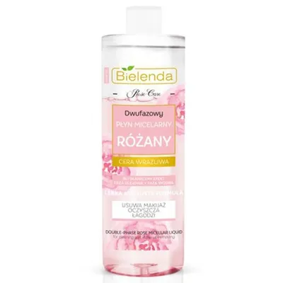 Bielenda Rose Care, Dwufazowy płyn micelarny różany