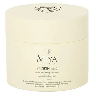 Miya Cosmetics mySKINhero, Naturalny peeling all-in-one do twarzy, dekoltu, dłoni i ciała