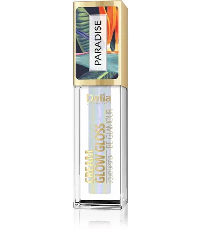 Delia Paradise, Cream Glow Gloss Liquid Lipstick (Płynna pomadka do ust)
