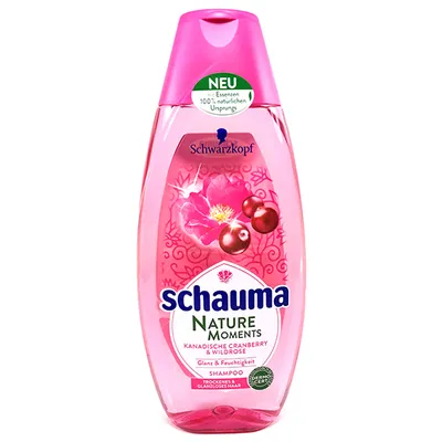 Schwarzkopf Schauma Nature Moments, Canadian Cranberry & Wild Rose, Shampoo (Szampon do włosów `Żurawina kanadyjska i dzika róża`)