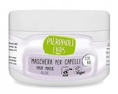 Ekos Maschera Per Capelli Aloe (Maska do włosów z organicznym sokiem z aloesu i masłem shea)