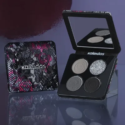 Kaleidos Black Jasmine Eyeshadow Quad (Poczwórne cienie do powiek)