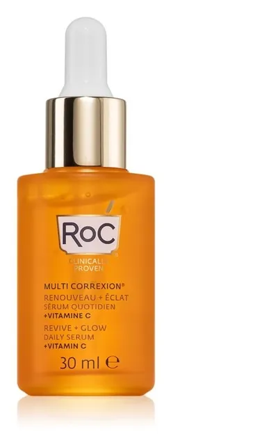 RoC Serum Multi Correxion Revive + Glow (Serum rozjaśniające z witaminą C do twarzy i szyi)