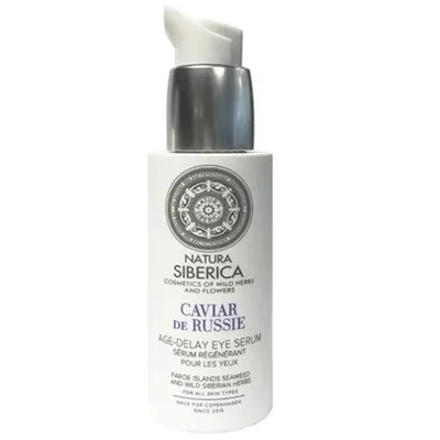 Natura Siberica Blanche, Caviar de Russie, Przeciwzmarszkowe serum pod oczy `Rosyjski kawior`