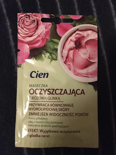 Cien Maseczka oczyszczająca z różową glinką
