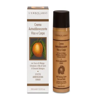 L'Erbolario Crema Autoabbronzante Viso e Corpo (Brązujący krem do twarzy i ciała z ekstraktem mango)