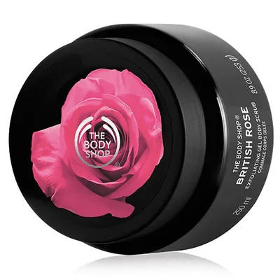 The Body Shop British Rose, Body Scrub (Różany peeling do ciała)