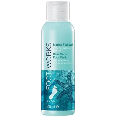 Avon Foot Works, Marine Foot Soak with Mineral Rich Sea Salts (Rewitalizująca kąpiel do stóp z solą morską)