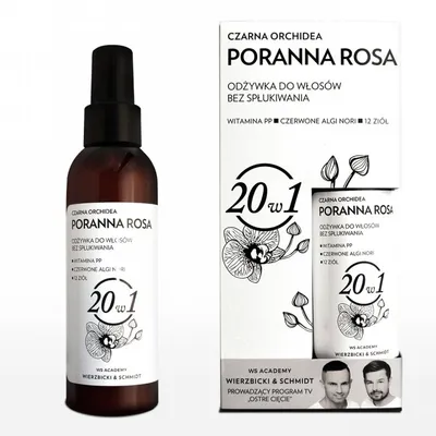 WS Wierzbicki & Szmidt Academy Czarna Orchidea, Odżywka do włosów bez spłukiwania `Poranna Rosa`