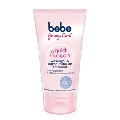 Bebe (Young Care) Quick & Clean, Waschgel & Augen Make - Up Entferner (Żel do mycia twarzy)