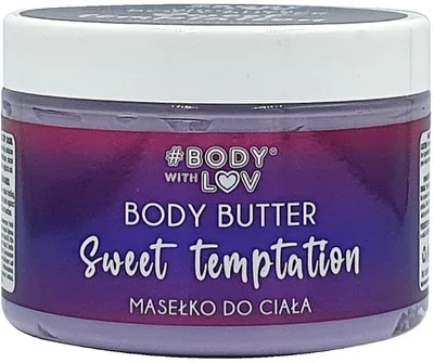 Body with Luv Sweet Temptation Body Butter (Masło do ciała Słodka pokusa)