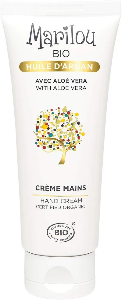Marilou Bio Hand Cream with Aloe Vera (Odżywczy krem do rąk z aloesem i  olejkiem argonowym)
