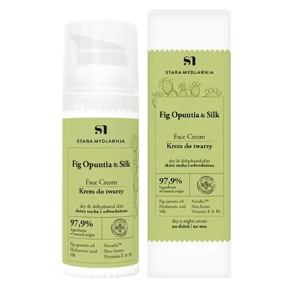 Stara Mydlarnia Eco Receptura, Face Cream Fig Opuntia & Silk (Krem do twarzy `Figa, opuncja i jedwab`)