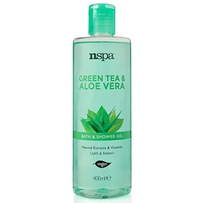 NSpa Beauty Rituals Green Tea & Aloe Vera Bath And Shower Gel (Żel do kąpieli i pod prysznic `Zielona herbata i aloes`)