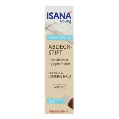 Isana Young, Active Clear, Abdeck-Stift (Korektor matujący)