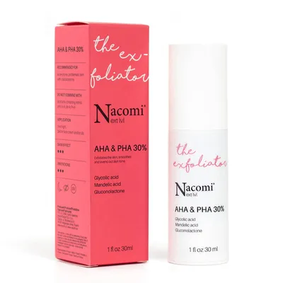 Nacomi Next Lvl, AHA & PHA 30% The Exfoliator (Peeling kwasowy)