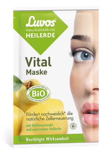 Luvos Heilerde Vital Maske (Maseczka do twarzy z glinką i ekstraktem z pigwy)