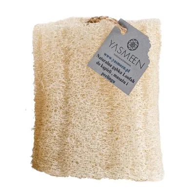 Yasmeen Naturalna gąbka luffa do mycia i masażu ciała