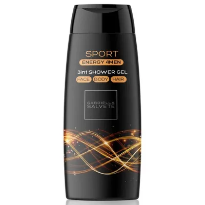 Gabriella Salvete Energy 4Men Sport Shower Gel Body, Hair, Face (Żel pod prysznic do twarzy, ciała i włosów)
