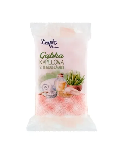 Carrefour Simply Choice Gąbka kąpielowa z masażem