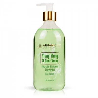 Arganicare Ylang-ylang & Aloe Vera Shower Gel (Żel pod prysznic z aloesem i ylang ylang)