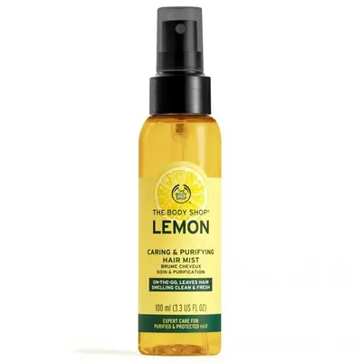 The Body Shop Lemon, Caring & Purifying Hair Mist (Odświeżająca mgiełka do włosów)