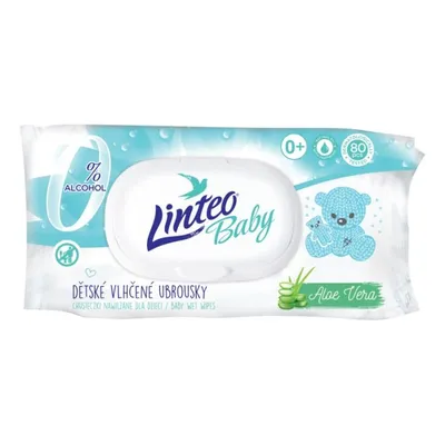 Linteo Baby, Chusteczki nawilżane `Aloe Vera`