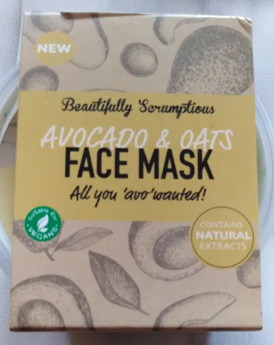Beautifully Scrumptious Face Mask Avocado & Oats (Maseczka z owsianką i awokado)