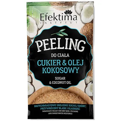 Efektima Peeling do ciała `Cukier i olej kokosowy`