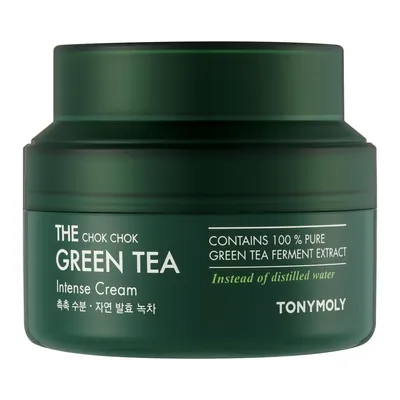 Tony Moly The Chok Chok, Green Tea Intense Cream (Krem ​​intensywnie nawilżający z ekstraktem z zielonej herbaty)