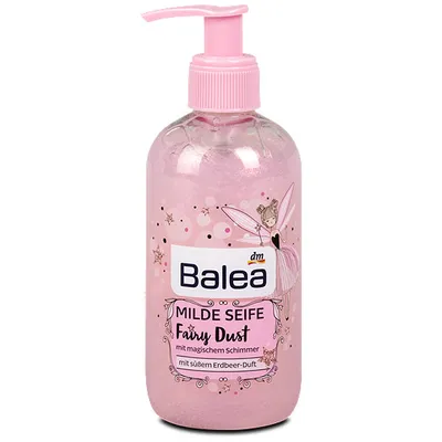 Balea Fairy Dust, Milde Seife (Łagodne mydło z magicznym blaskiem o słodkim truskawkowym zapachu)