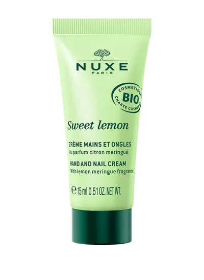 Nuxe Bio, Sweet Lemon Hand and Nail Cream (Krem do rąk o zapachu cytrynowej bezy)