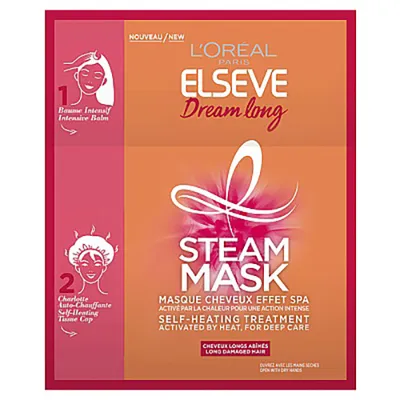 L'Oreal Paris Elseve, Dream Long, Steam Mask (Samonagrzewająca się maska w czepku)