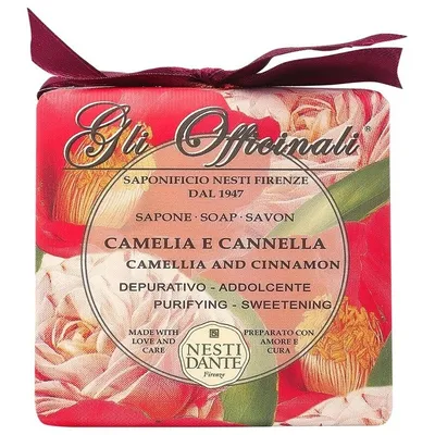 Nesti Dante Gli Officinali Soap Cammelia and Cinnamon (Naturalne mydło toaletowe `Kamelia i cynamon`)