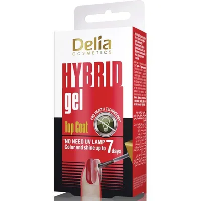 Delia Hybrid Gel Top Coat (Utrwalacz lakieru)